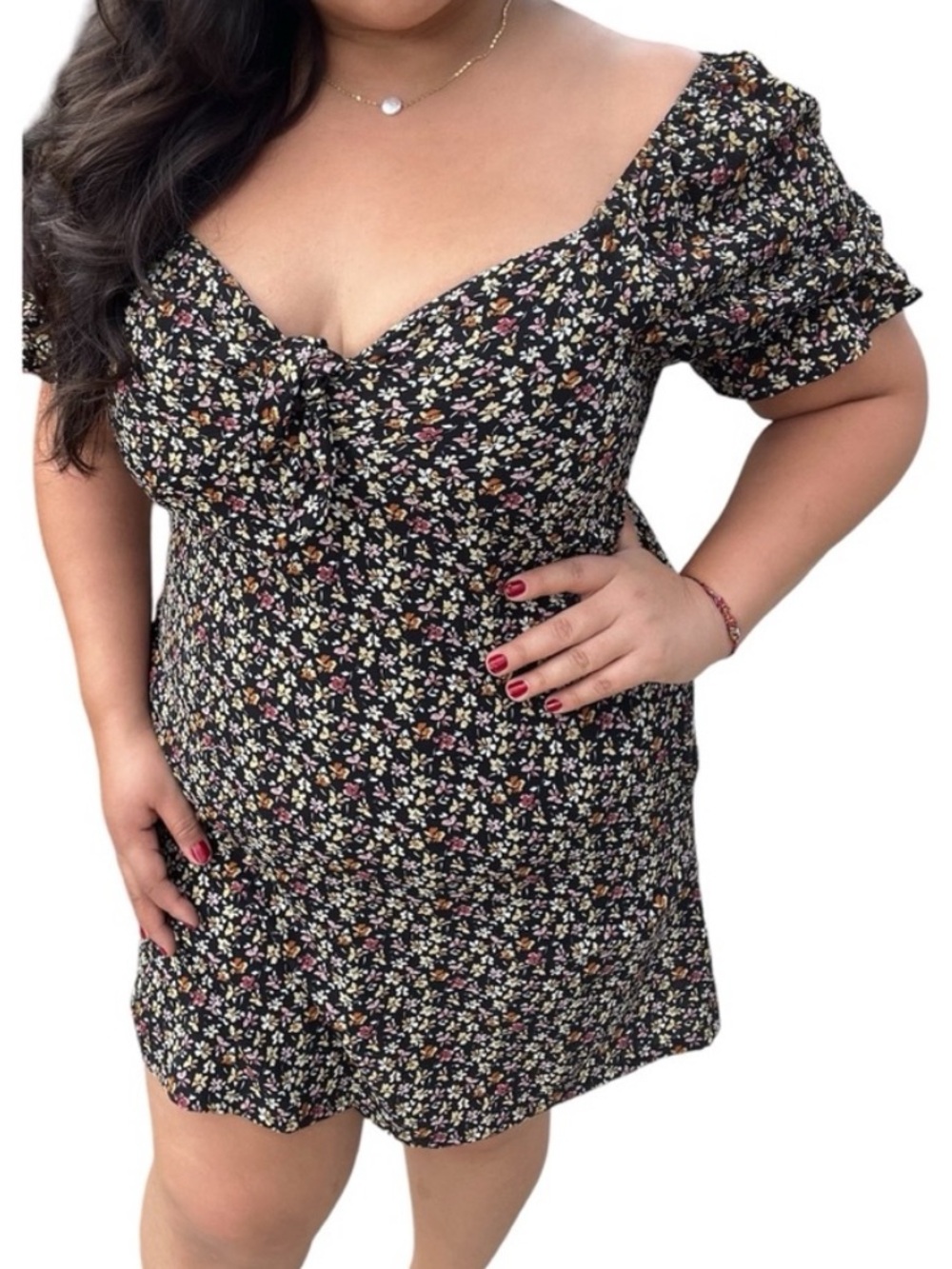 Short Floral Dress